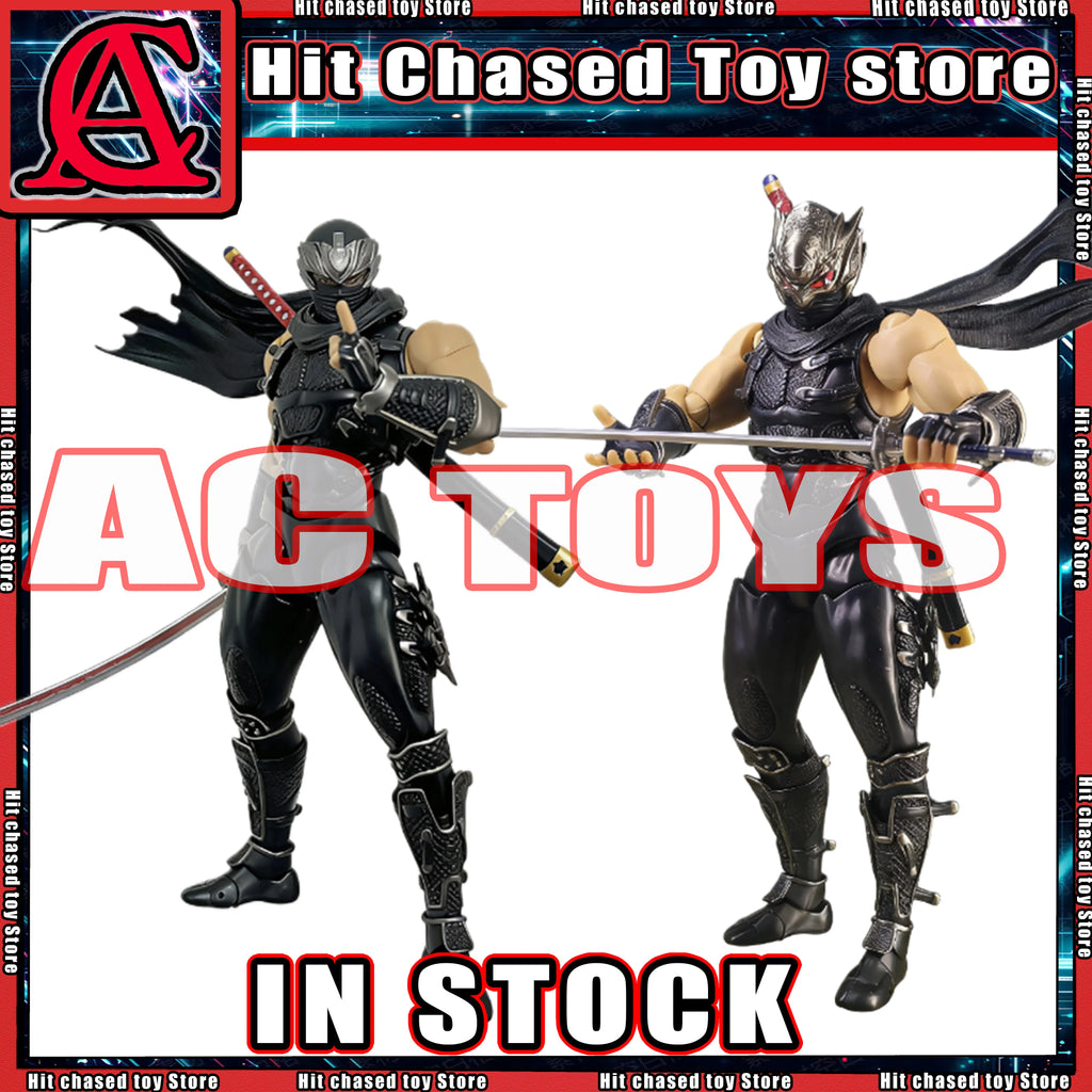 In Stock AC Factory Toys Ninja Gaiden Ryu Hayabusa Action Figures Kaiyodo Revoltech Figurine Ko Model Kids Gift Toys