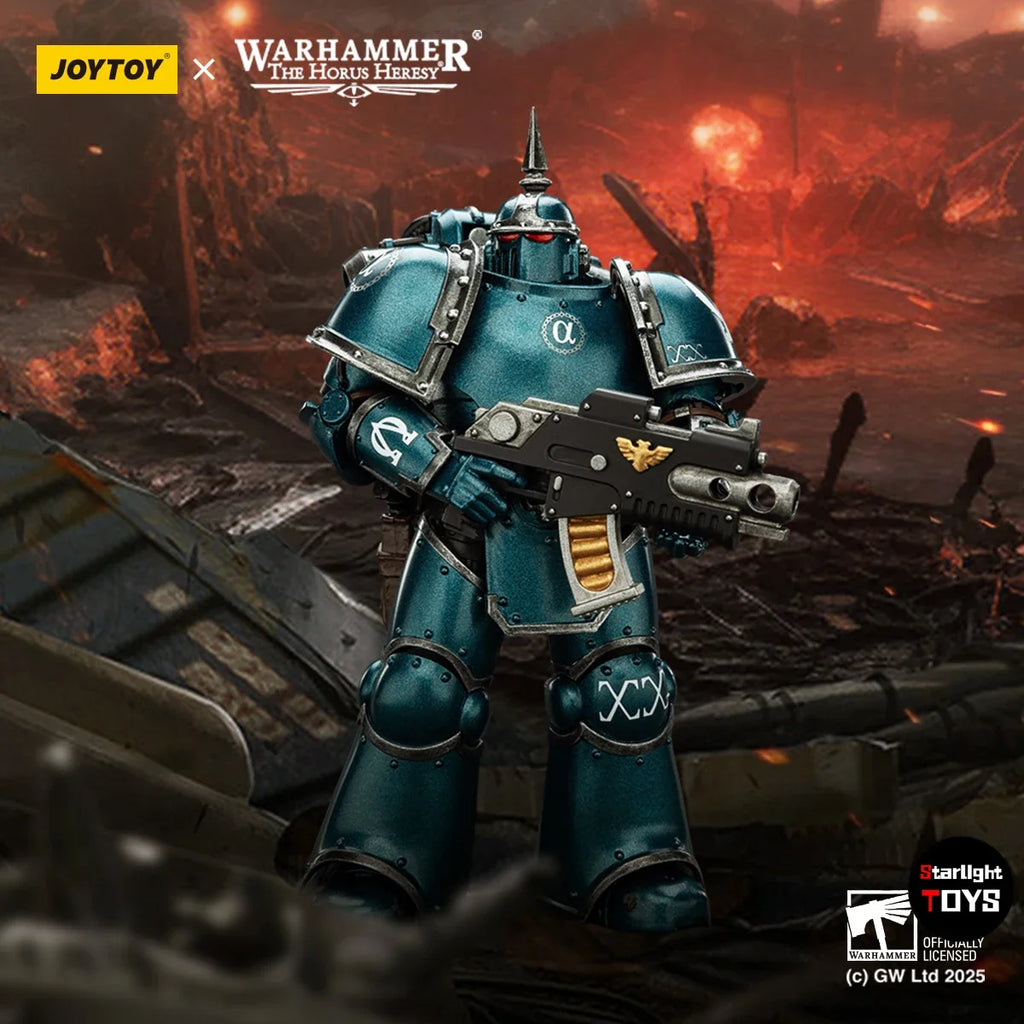 JOYTOY Warhammer 40K Alpha Legion MK lll Tactical Legionary 1/18 Action Figure Model Toy