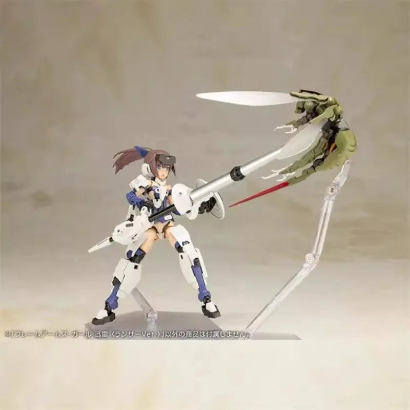 KOTOBUKIYA Original Anime Figure FRAME ARMS GIRL JINRAI（Lancer Ver.）FG190 Action Figure Toys for Kids Gift Collectible Model