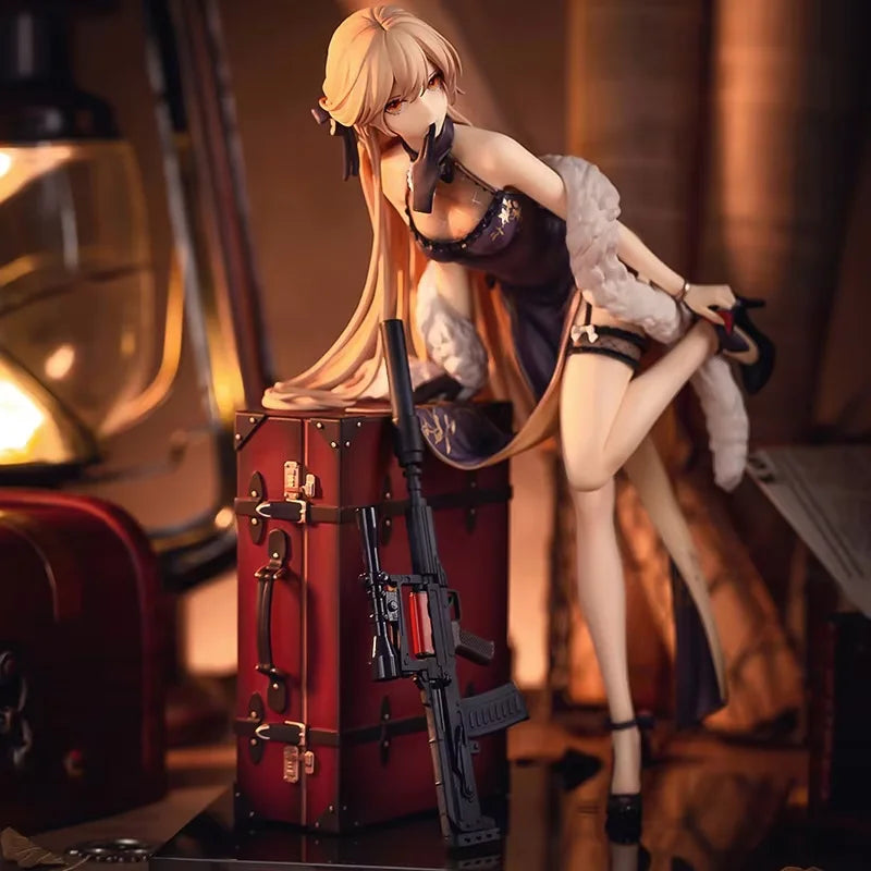 Girls Frontline Ots-14 Full Dress Game Girl Figures Statue Cartoon Girl Models Boys Collectible Toys Ornament Doll In Stock