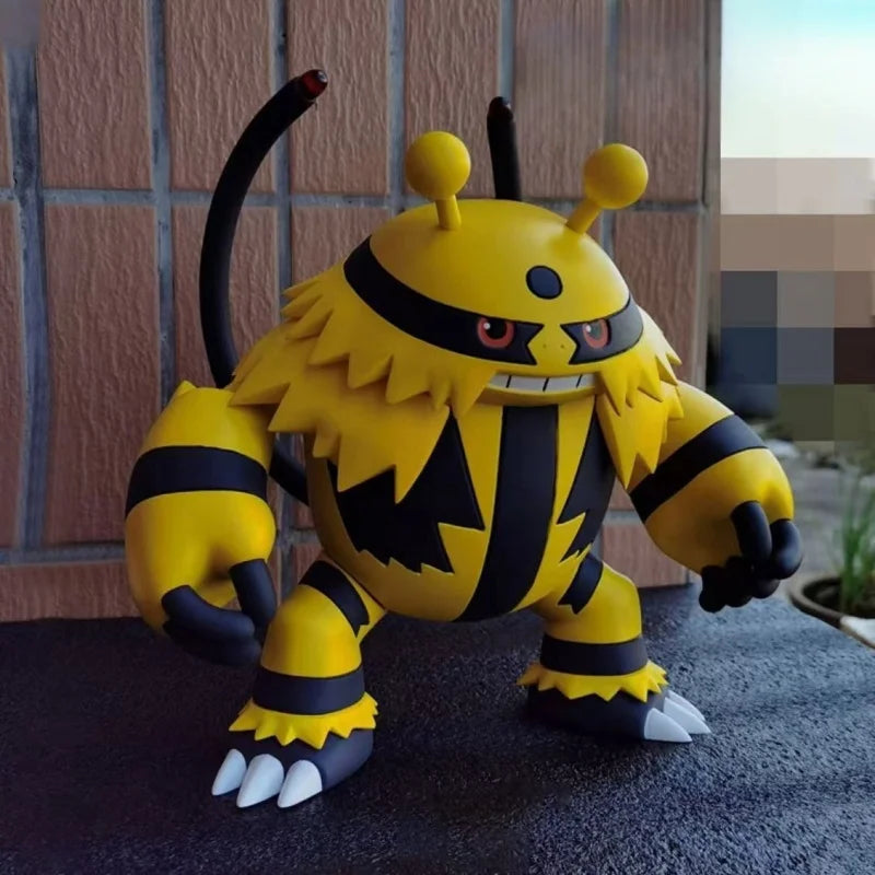 Anime Pokemon Electivire Figures Gk House Pet Cartoon Figures Q Version Pvc Model Desktop Collection Children Birthday Toy Gift
