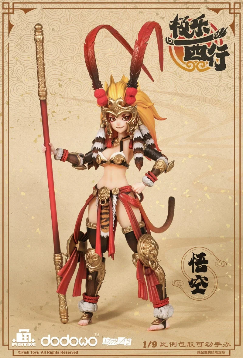【Vorverkauf】 Dodowo X Fish Toys Journey to the West Wukong 1/9 Mädchen Action Modell Sammlerfigur Spielzeug