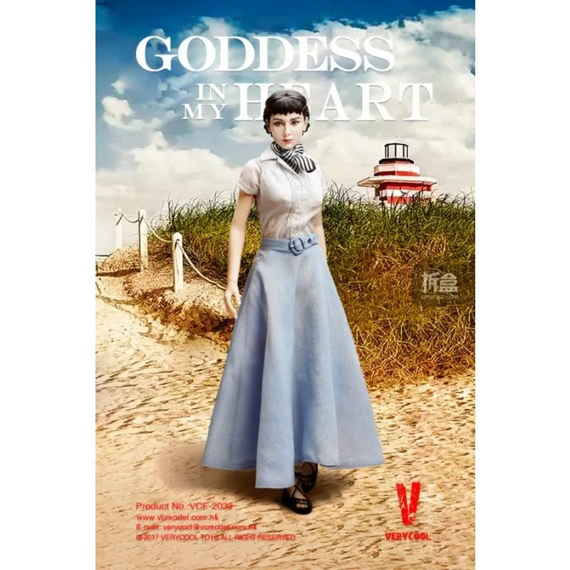 Spot VERYCOOL Original My Goddess in My Heart 1/6 Roman Holiday "Audrey Hepburn Mobile Doll Model Toy Gift Collection for Boys