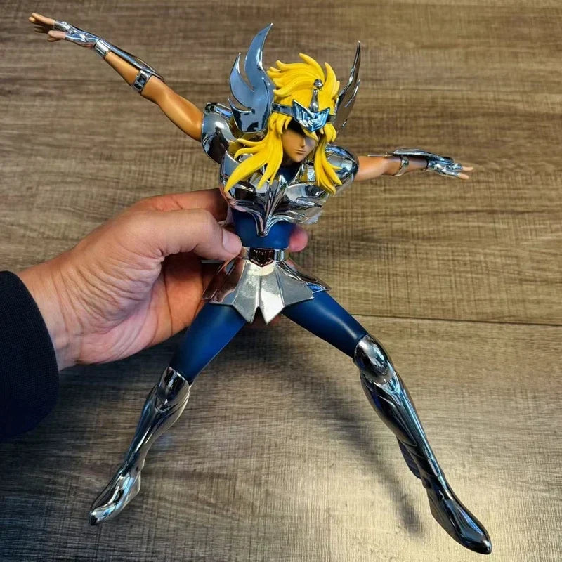 Saint Seiya Myth Cloth New  Electroplating Gold Saints Dragon Cygnus Hyoga Pegasus V1 Color Resin Statue GK Resin Figure
