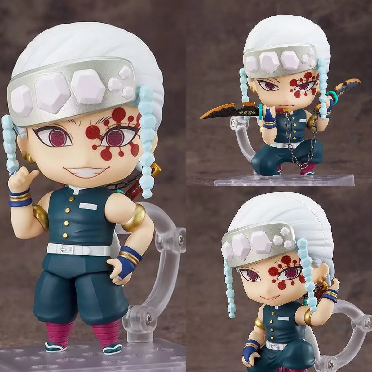 Anime Demon Slayer Series Tanjirou #1193 Nezuko #1334 Zenitsu #1361 Inosuke 1541# Kyoujurou Figures Doll Set Collection Gift
