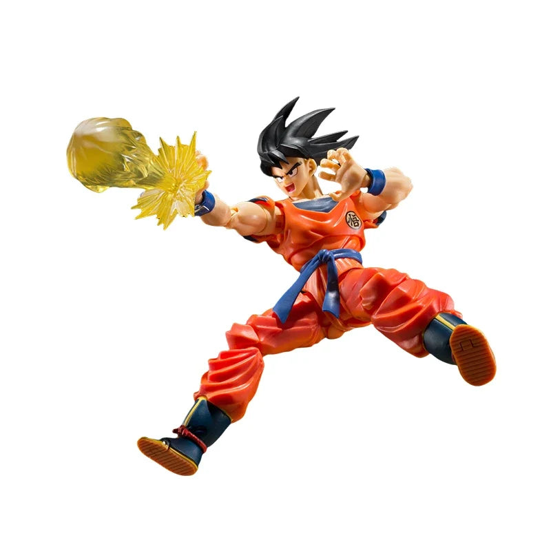 Fast Shipping Bandai Anime SHF Dragon Ball SUPER SAIYAN SON GOKU'S EFFECT PARTS SET TELEPORT Original Model Toys Action Figure