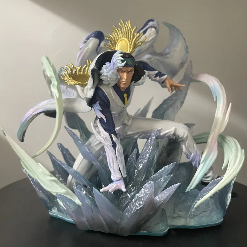 One Piece Kuzan Actionfigur 25,5cm Manga One Pieces Aokiji Figur Anime Peripherie Sammlermodell Figuren GK Statue Geschenk