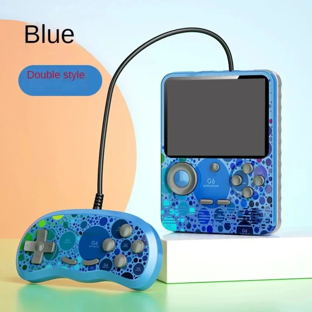 G6 Game Console 3.5 Inch Screen Handheld Game Device Portable Games Player Support Video Gaming Machine for Kids