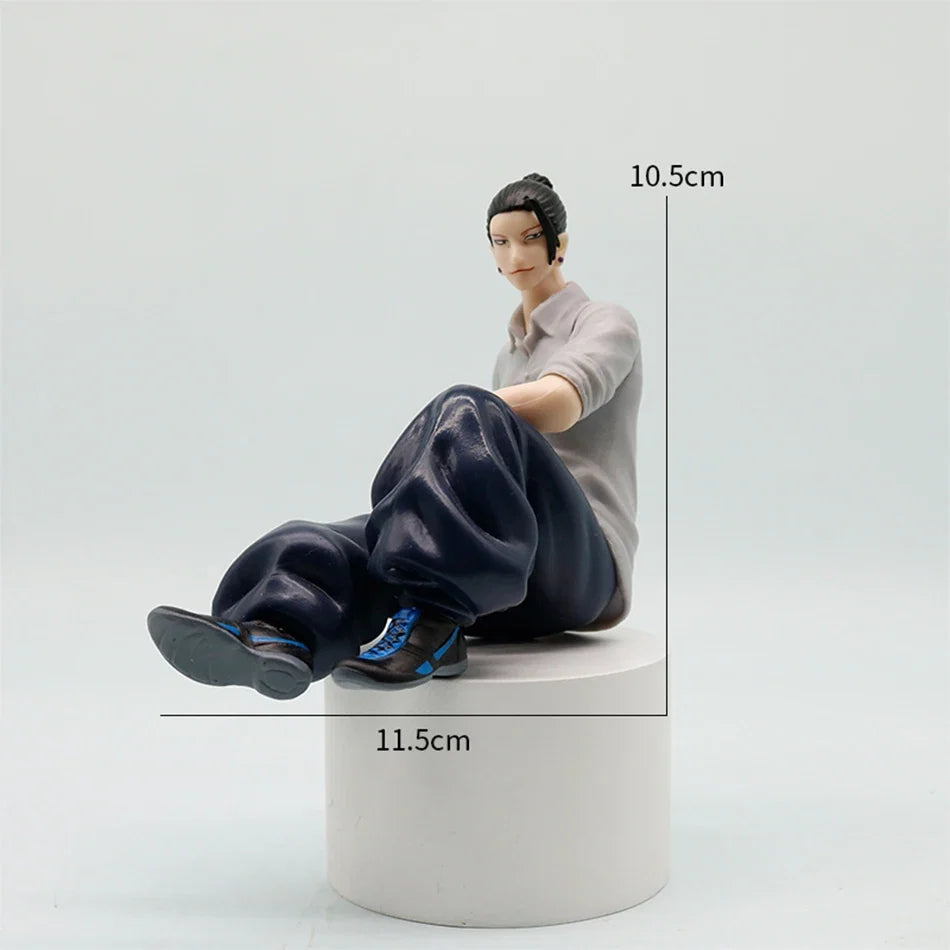 10cm Jujutsu Kaisen Mini Figures Satoru Gojo Figure Action Geto Suguru Figurine Q Version Anime Model PVC Collection Toys Statue