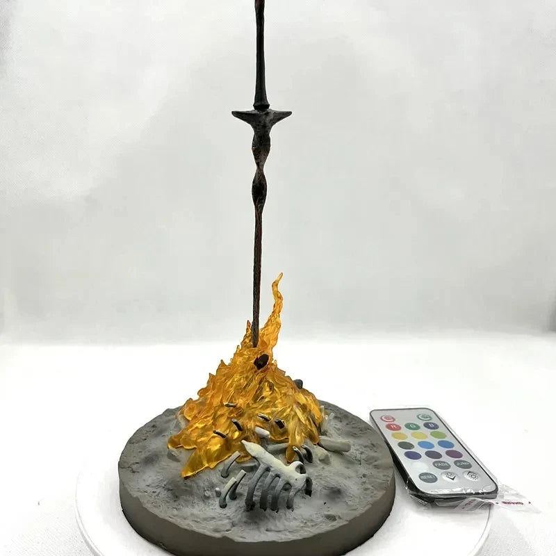 Dark Souls Bonfire Led Light  Action Figure Model Toys Bookshelf Ornament Creative Present For Friends