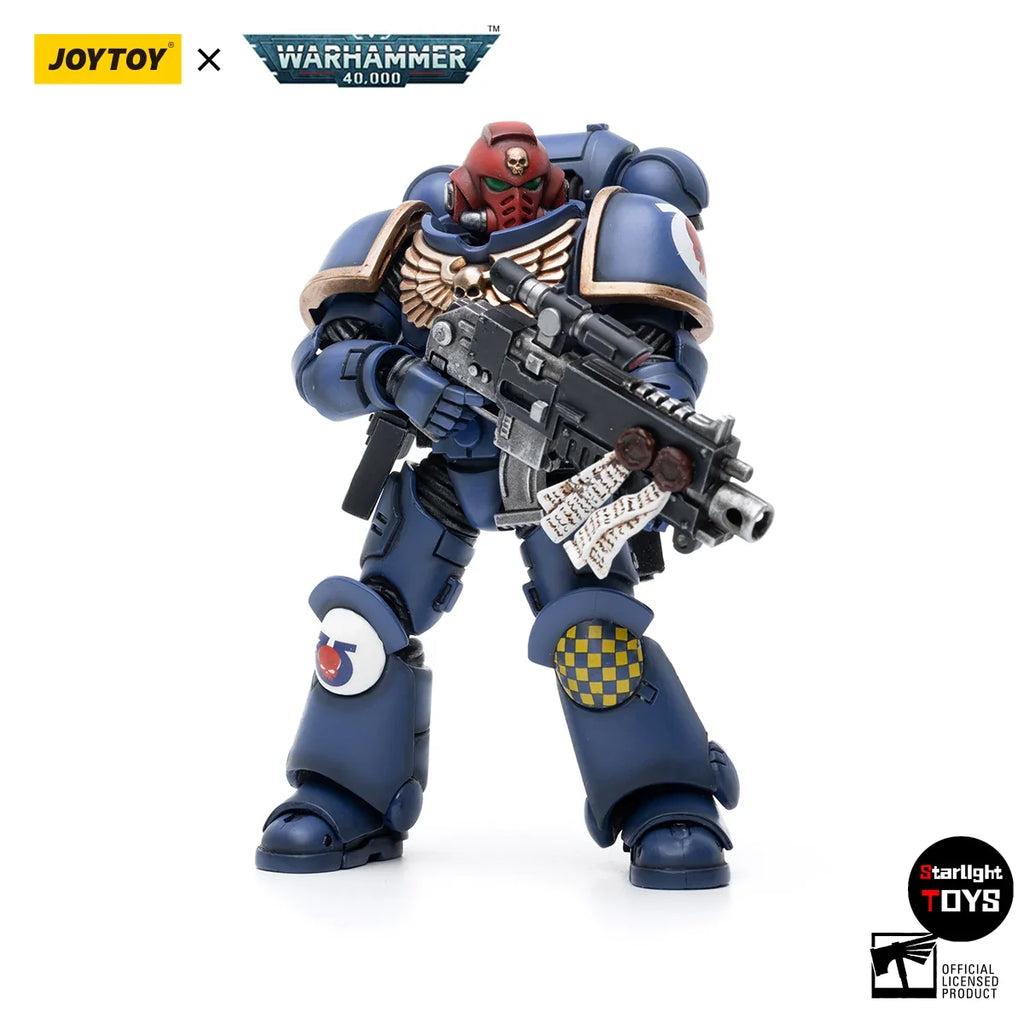 JOYTOY 1/18 Action Figure Warhammer 40K Ultramarines Heroes of The Chapter  Model Toy Gifts
