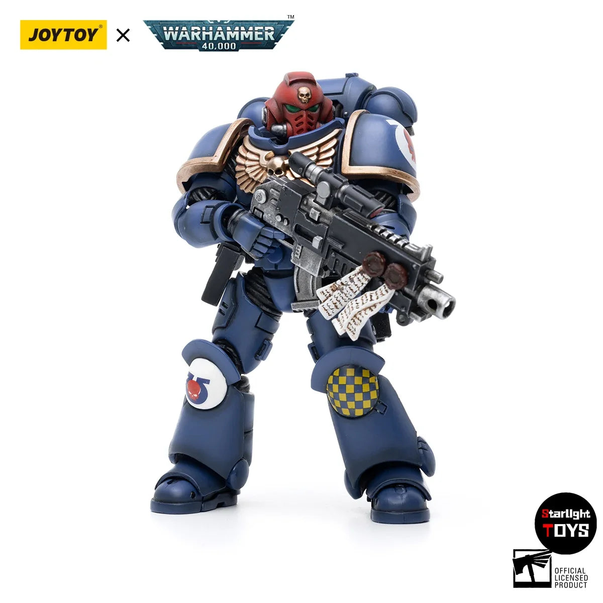 JOYTOY 1/18 Action Figure Warhammer 40K Ultramarines Heroes of The Chapter  Model Toy Gifts