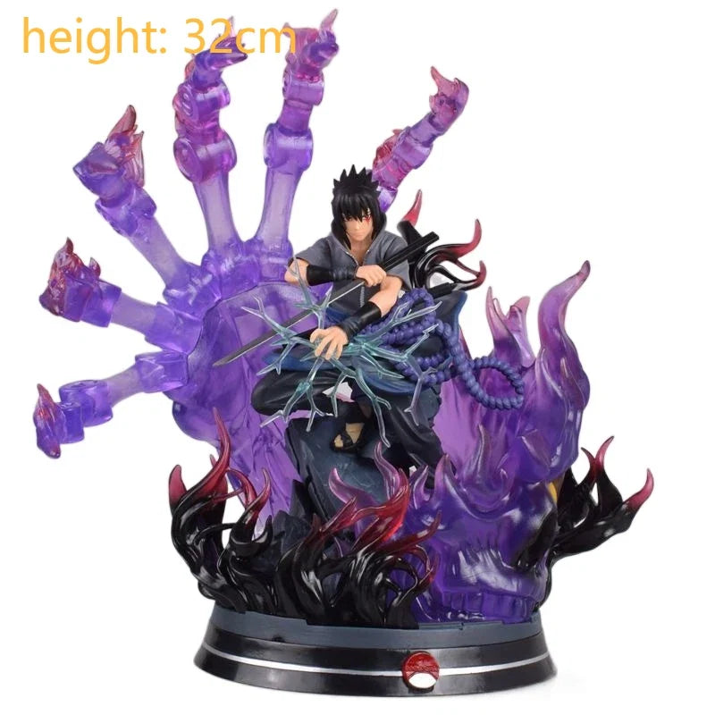 Naruto Shippuden Anime Figurine Model Susanoo Sasuke Action Figure Itachi Figures 38cm Statue Collection Toy Madara Figma