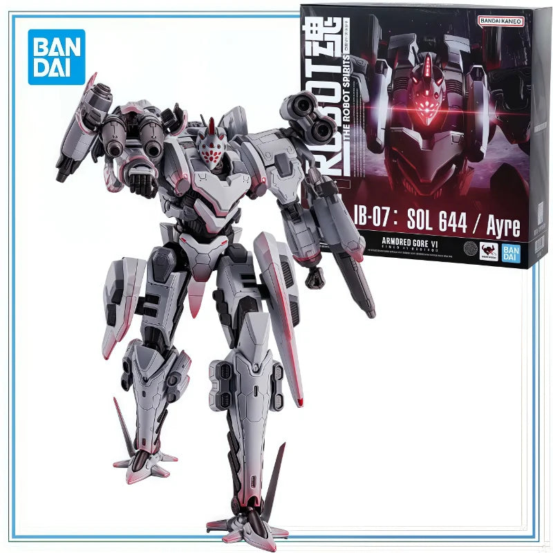 BANDAI Original in Stock THE ROBOT SPIRITS ARMORED CORE VI 325 IB-07:SOL 644/ Ayre Anime Action Figures Model Collectio Toy