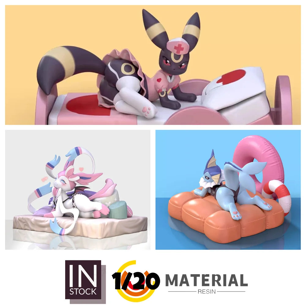 [IN STOCK] 1/20 Resin Figure [MOCKING] - Vaporeon & Sylveon & Umbreon & Glaceon & Eevee & Espeon Cosplay