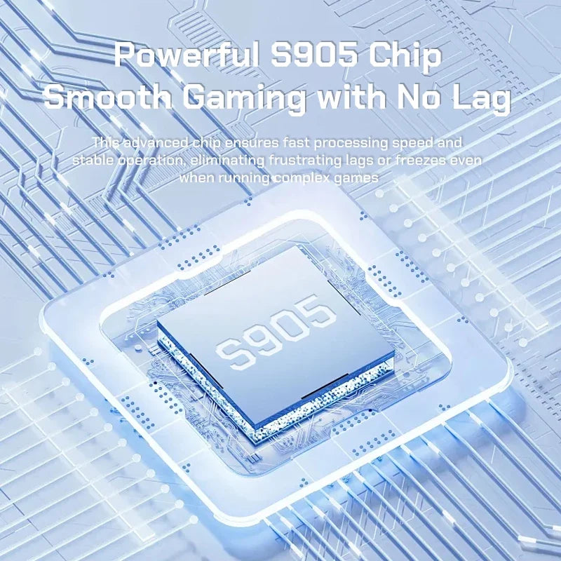 U36 Wireless Game Stick Retro Gaming Console S905 128G 50,000+ Games Support 40+ Classic Emulators For PS1/PSP 4K HDMI Kid Gifts