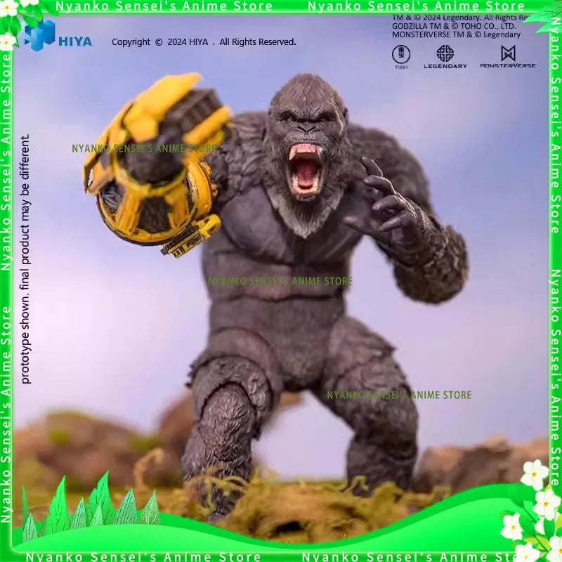 In Stock HIYA Godzilla Vs. Kong 2 Kong  Mechanical Glove Ver. 1/10 Action Figure Anime Models Toy Doll Gift Hobby Collectible