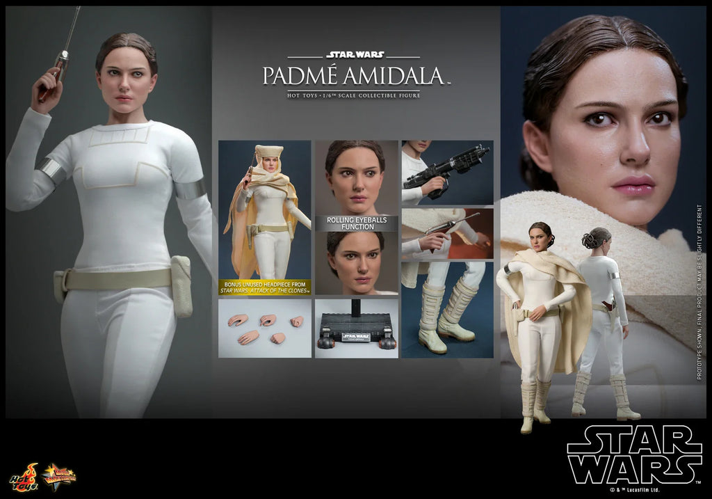 Auf Lager HOT TOYS MMS678 Padme Amidala 1/6 Bewegliche Modellspielzeuge Star Wars: Episode II – Angriff der Klonkrieger HT Padme Amidala
