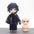 Demon Slayer OB11 Doll Mitsuri Kanroji Muichiro Tokito BJD Movable Joints Anime Figures Complete Full Set Anime Merchandise Toy