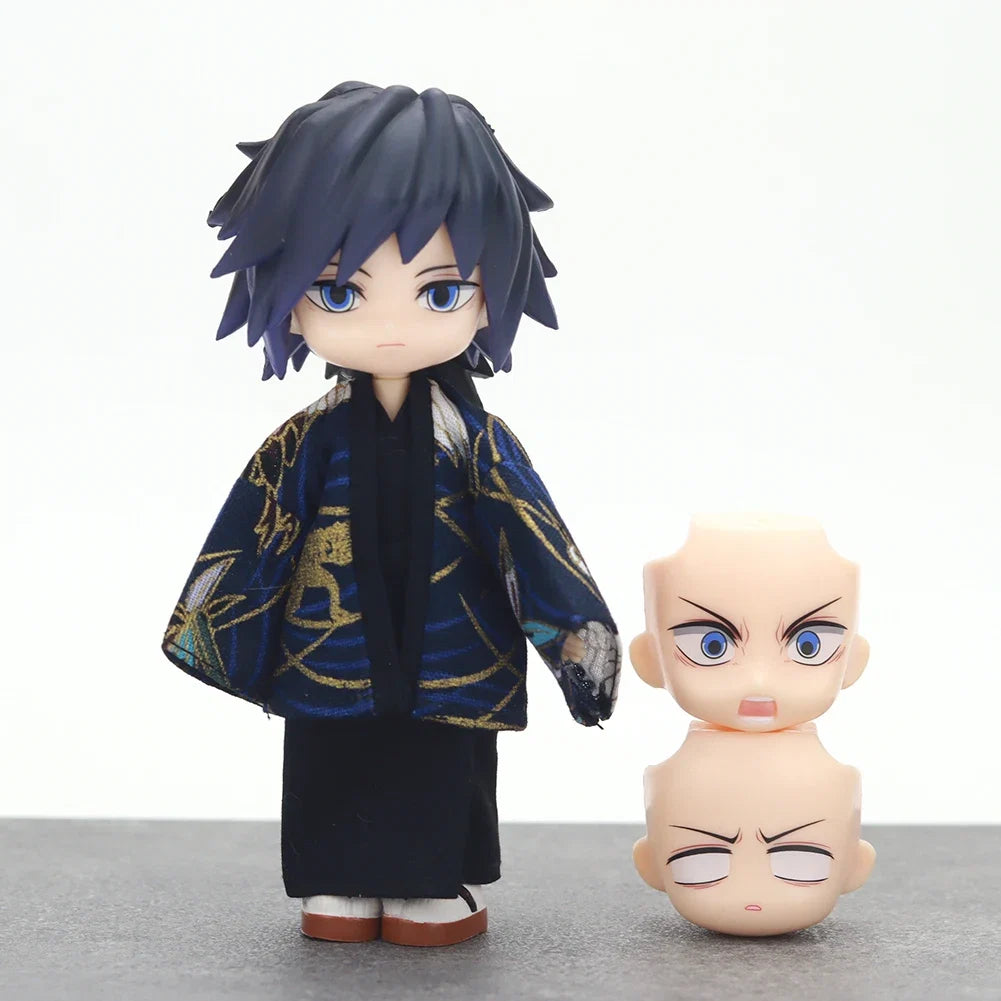 Demon Slayer OB11 Doll Mitsuri Kanroji Muichiro Tokito BJD Movable Joints Anime Figures Complete Full Set Anime Merchandise Toy