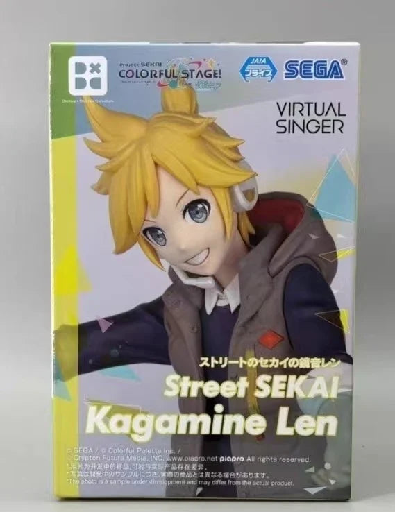 Genuine Sega Hatsune Miku: Colorful Stage! DDC Meiko Kaito Megurine Luka Kagamine Len Kagamine Rin Original Anime Figure Model