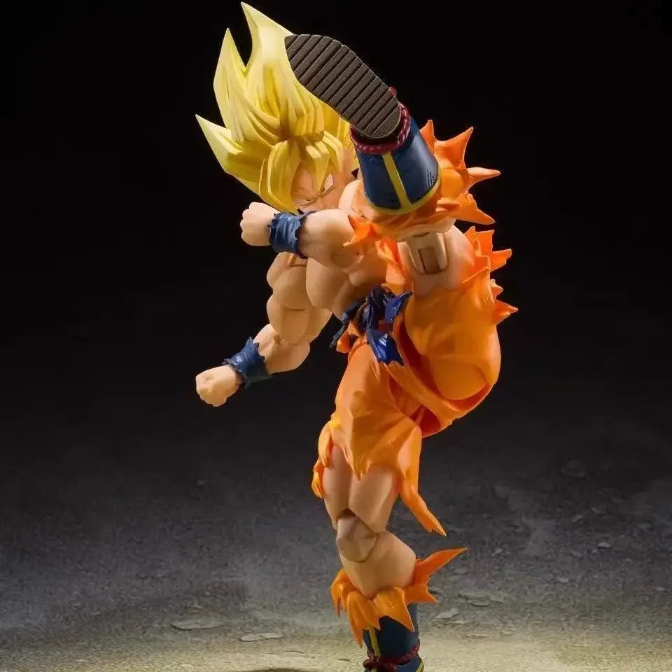 Bandai Shf Dragon Ball The First Version of The Legendary Super Saiyan 3.0 of Sun Wukong Can Be Done By Hand