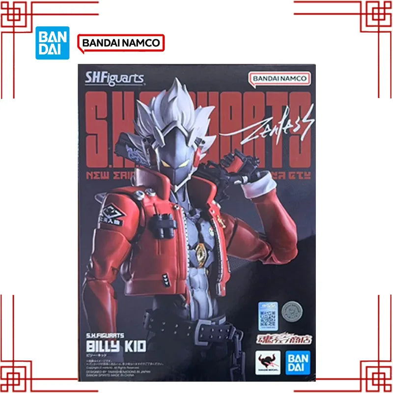 Bandai Original S.H.Figuarts Zenless Zone Zero Billy Kid Offizielle Actionfigur Modell Komplettset mit Zubehör Spielzeug Geschenke