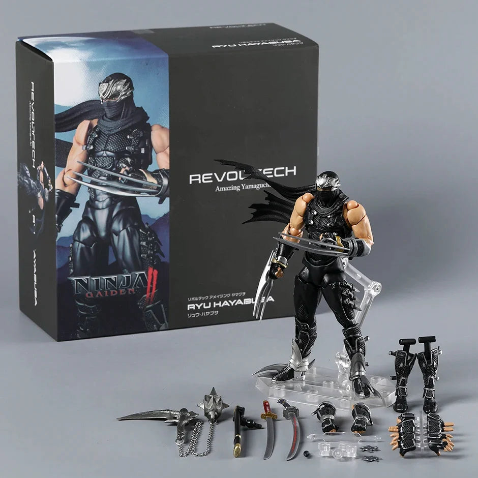 Revoltech Ryu Hayabusa Action PVC Figure Model Ornament Toy Collection Gift