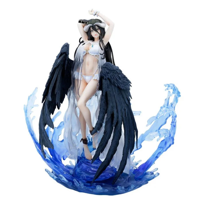 Overlord Albedo Swimsuit Garage Kit Hand-Made Two-Dimensional Model Collectible Action Figure for Fans