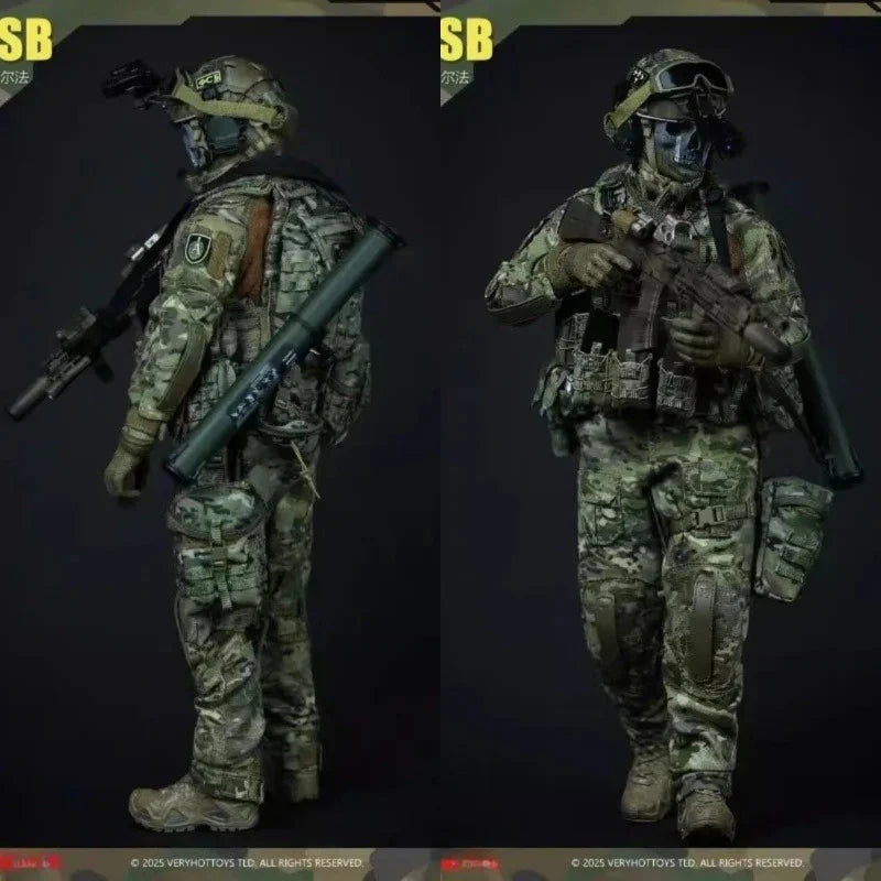 VERYHOT M002 Vorbestellung 1/6 Scale Männliche Russische Alpha Special Forces Kleidung Set Modell Passend für 12'' Actionfigur Körperpuppen Set Modell