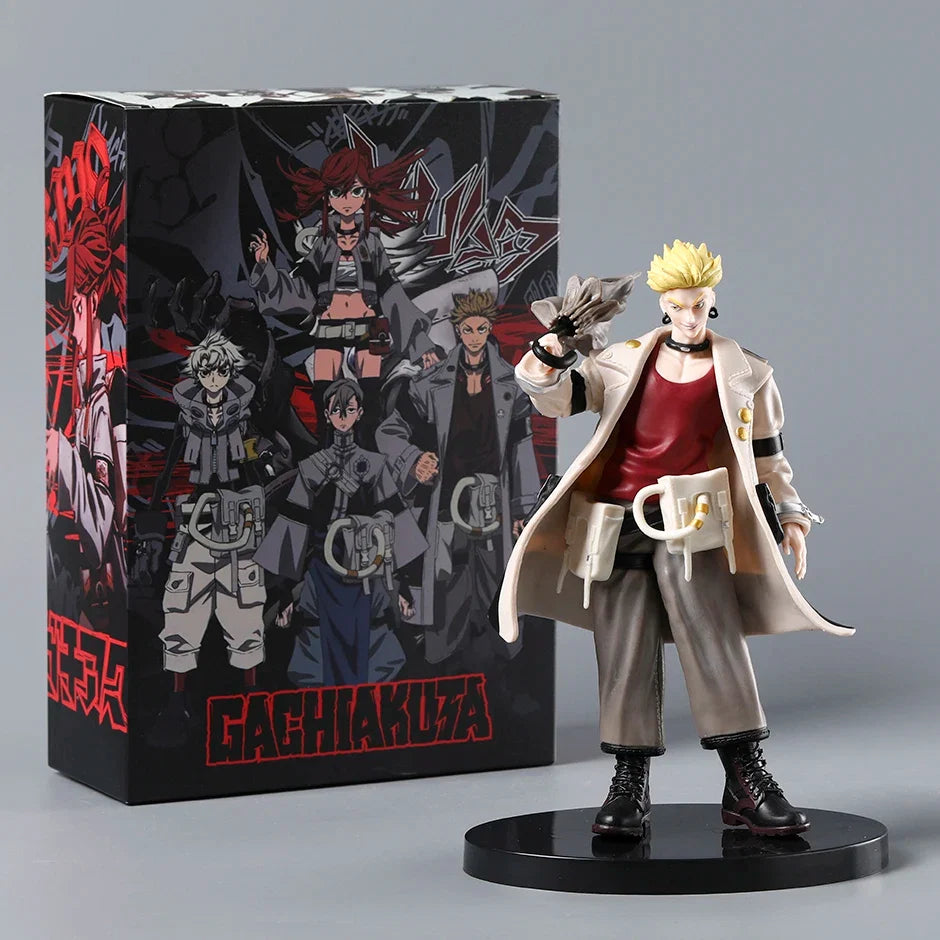GACHIAKUTA Zanka Enjin Riyo Rud Anime Model Collectible Figure Toy Doll