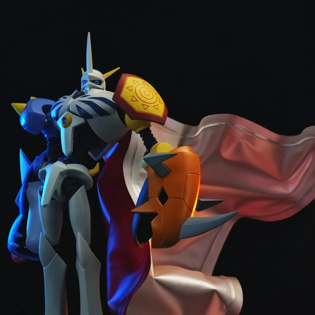 Digital Monster SHF Anime NEW Handmade Omegamon TNT double layer cloak clothes Built In Iron Wire Is Suitable for 1/12 Toys