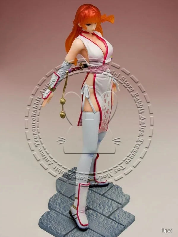 In Stock Original Genuine Kaiyodo Figure BOME Collection Vol.14 DEAD OR ALIVE Kasumi White Ver. Anime Collectible Statue Gift