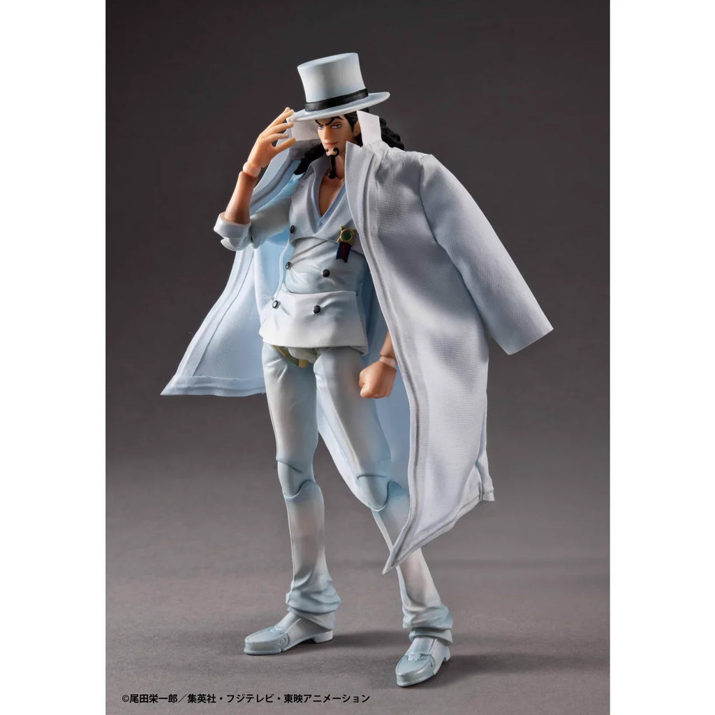 Original MegaHouse One Piece Hattori Rob Lucci Variable Action Heroes Ver. 1.5 Anime Figure Toys PVC Model Collection