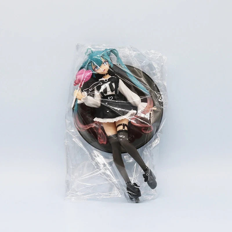 18cm Sexy Girl Hatsune Miku Anime Figure Fashion Subclture Miku Action Figure Room Decorations PVC Collection Model Doll Toys