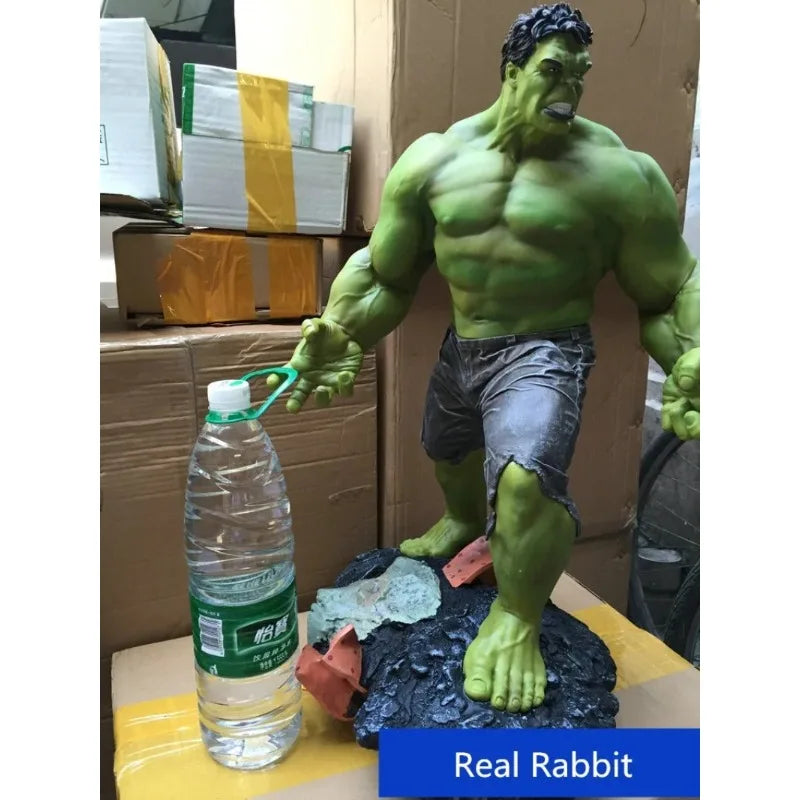 60cm 1/4 Scale Green Giant Hulk Thanos Resin Superhero Figure - Large Size Home Decoration Collectible Model Gift