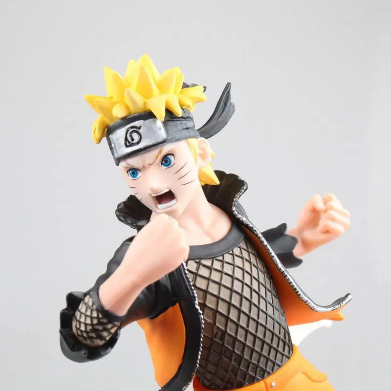 28CM Anime Naruto Shippuuden Narutimate Storm 4 Figure Uzumaki Naruto Sasuke 1/6 Battle Scene Model Toy Doll Action Figure PVC