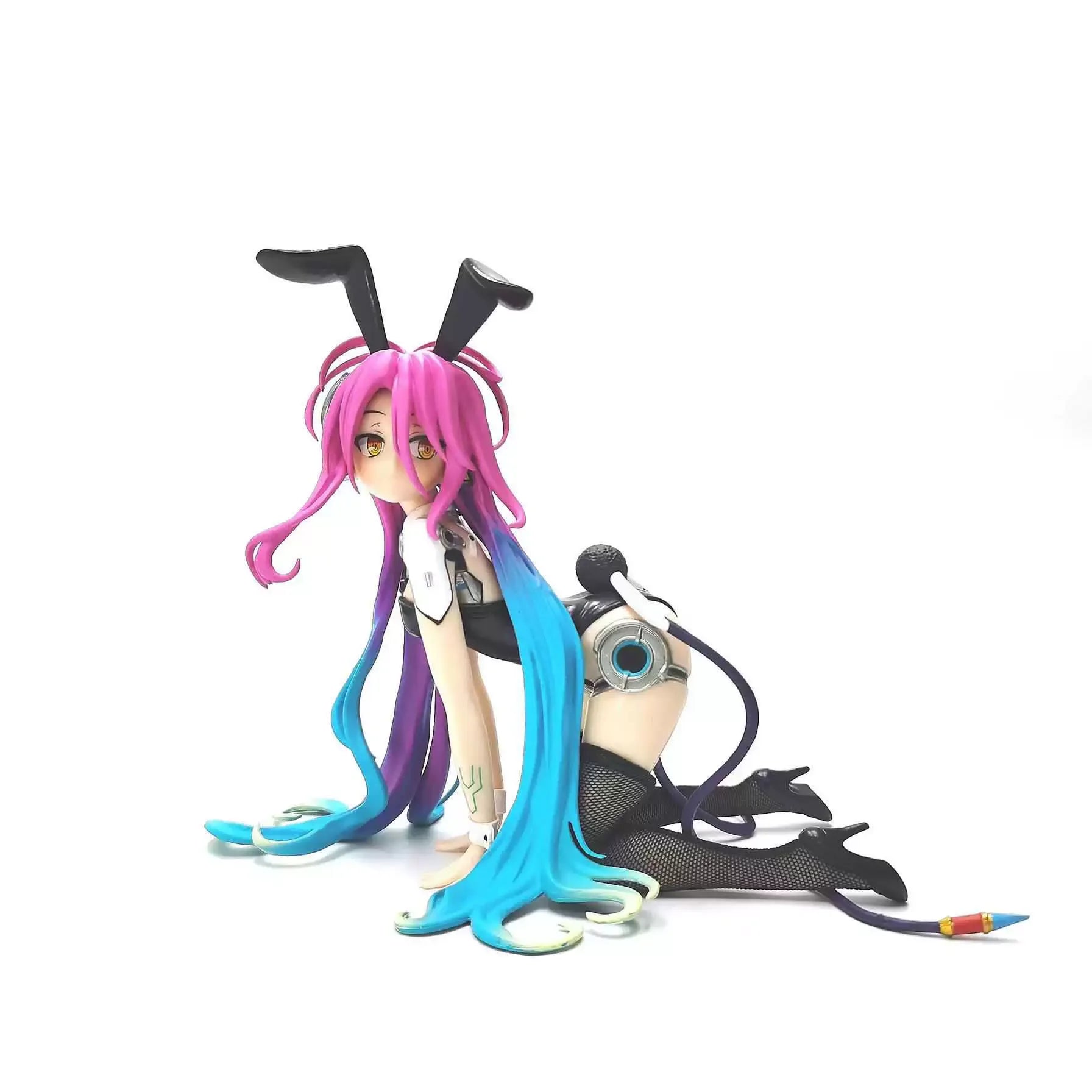16.5cm In Stock Replica No Game No Life Dolls Bunny Girl Action Figure Lying Posture Children Toys Birthday Gift