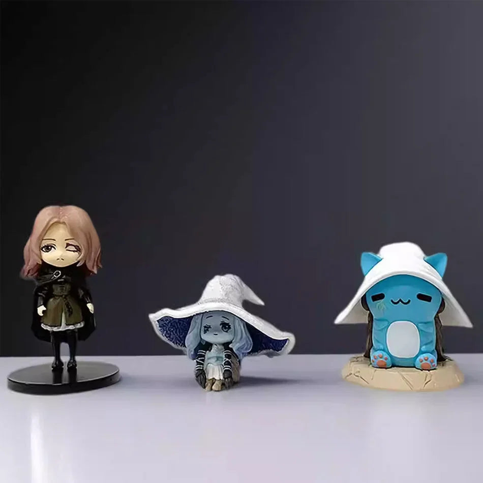 Hot Ring Gaming Q Version Mini Ranni Cat Melina Malenia The Half-Wolf Action Figure Lani Magic Ornaments Dolls gift