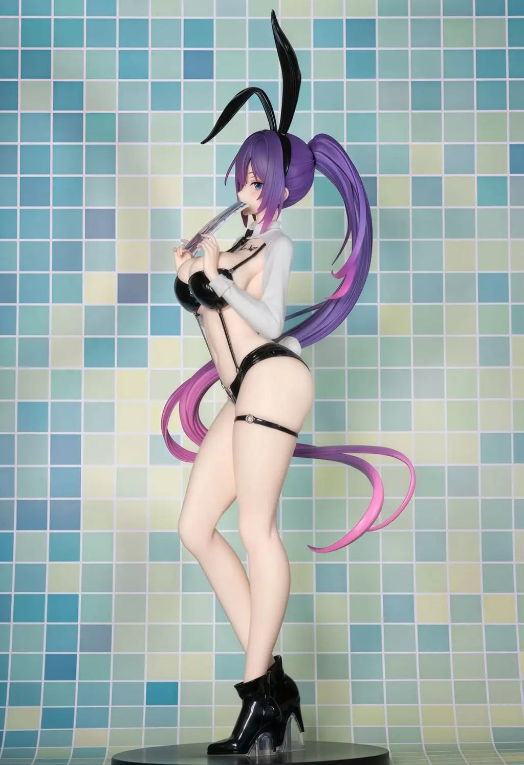 Office Yuna Figure Sexy Girl Anime Figurine Pvc Bunny Girl Statue Model Doll Room Ornament Collection Toys Christmas Gifts