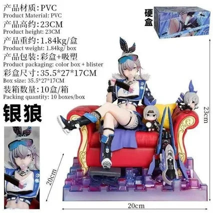 23cm Honkai: Star Rail Silver Wolf 1/7 Apex Innovation Girls Toys Anime PVC Action Figure Collectible Model Doll