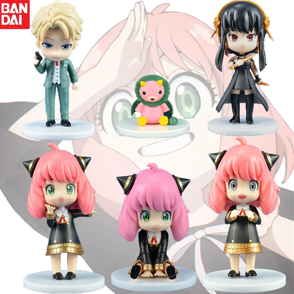 Spy X Family Action Figure Toy Doll Anya Yor Loid Forger Chimera Anime Cartoon Cute Kawaii Dolls Gift Companion for Kid Children