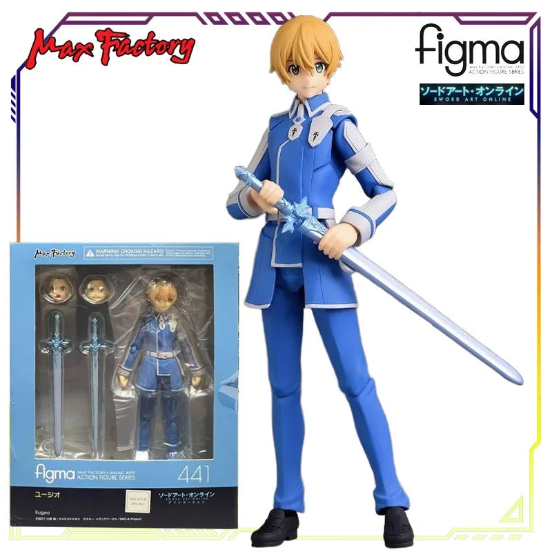 Max Factory Original Figma SWORD ART ONLINE Alicization Series Kirito Alicization Ver\Yogio Anime Action Figure Model Toys