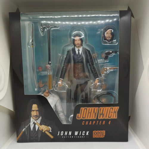 16CM MAFEX 212 John Wick:Chapter 4 Killer God John Wick  Anime Handmade Action Figures Desktop Case Decoration Ornament Gift