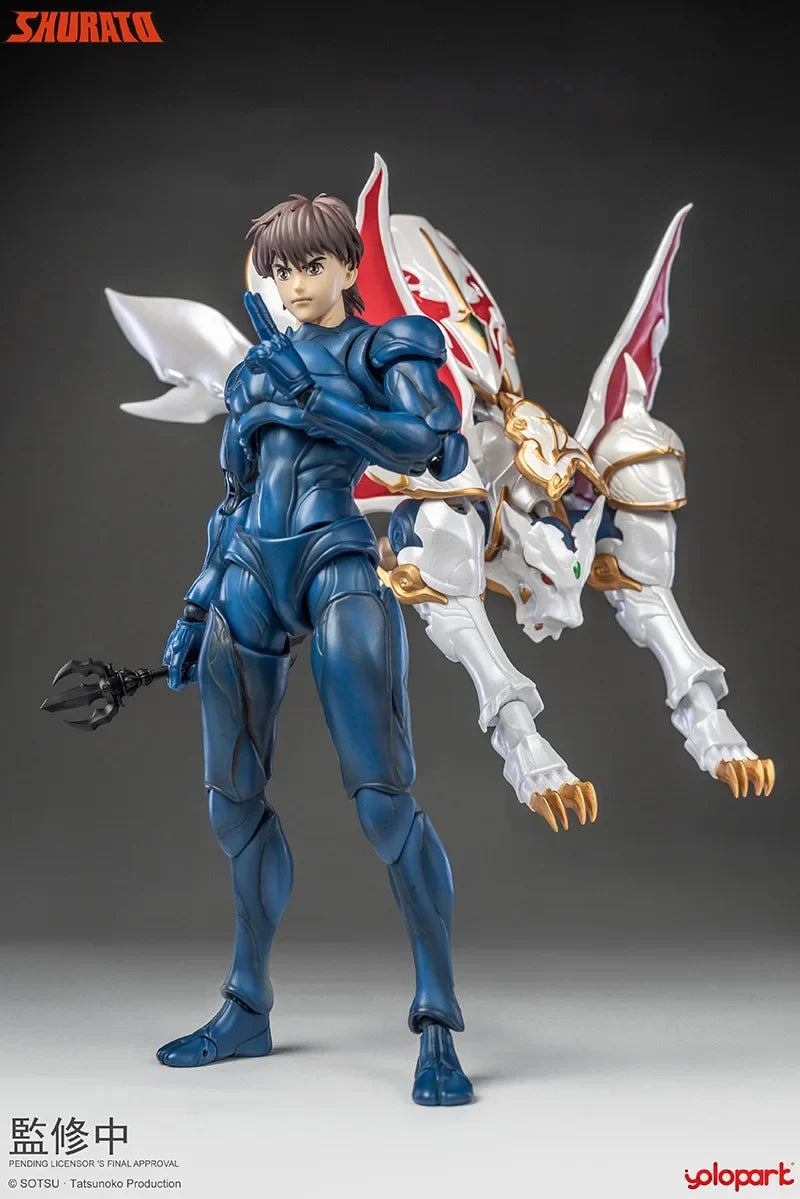 100% Original 18cm Shura-Oh Model Kit Amkpro X Series Shurato Action Figures Anime Toys Collection