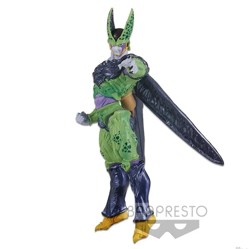 22CM Bandai Dragon Ball Anime Figure Cell Standing Figure Toy PVC Action Figure Figurine Collectible Model Toys Gift for Kids