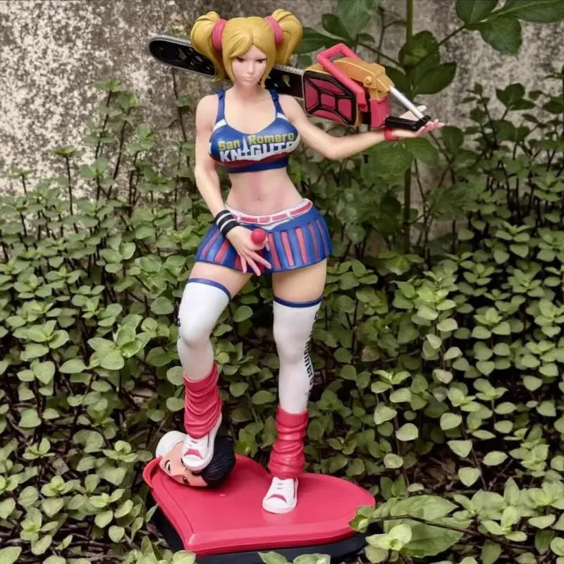 Lollipop Chainsaw Lollipop Chainsaw Girl Joker Zombie Game PVC Model Figurine Ornament Collectible Desktop Decorative Toys Gifts