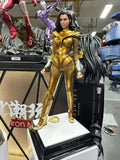 70cm Wonder Woman Superheld Perimeter Harzmodell Szene Statue Desktop Dekoration Ornamente Kinder Neujahrsgeschenke Spielzeug