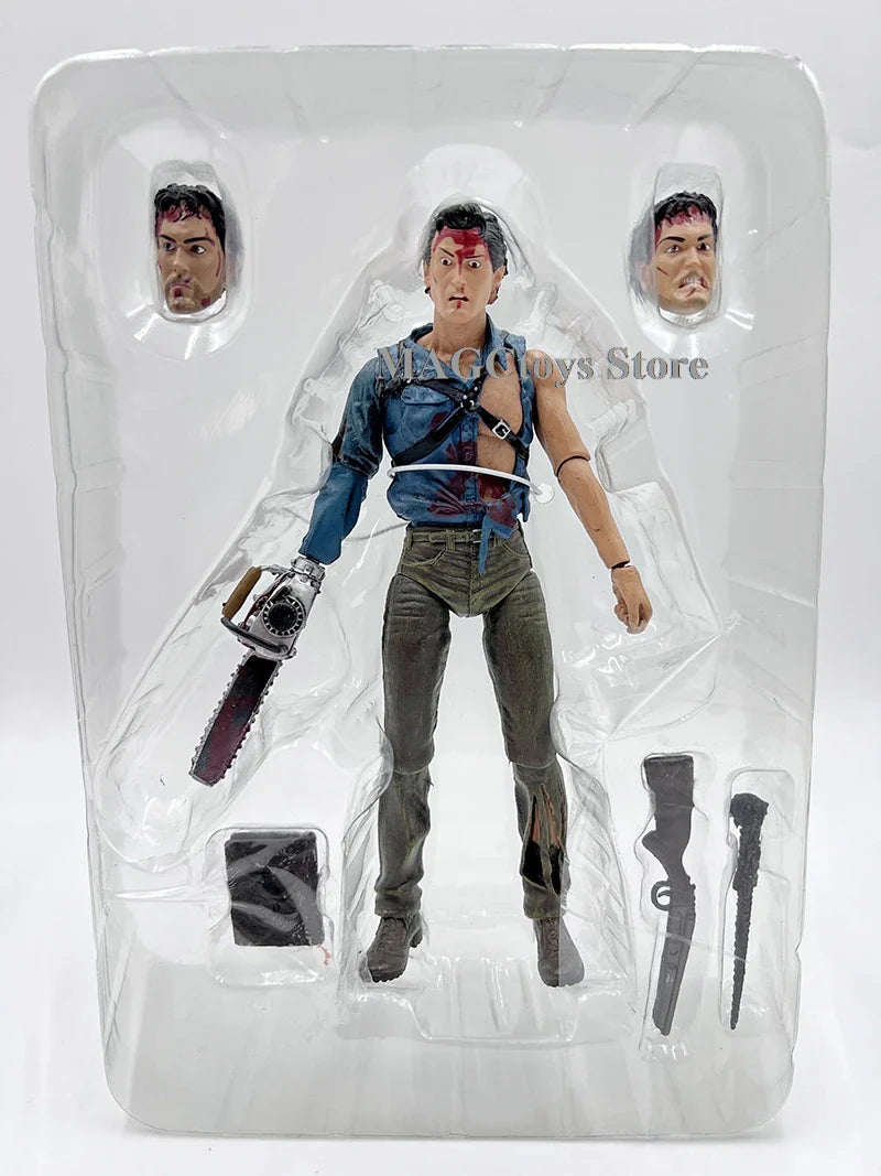 NECA Figur Klassischer Horrorfilm Evil Dead 2 – Tanz der Teufel Figur Böser Eligos Actionfigur Spielzeug Horror Weihnachts Halloween Geschenke