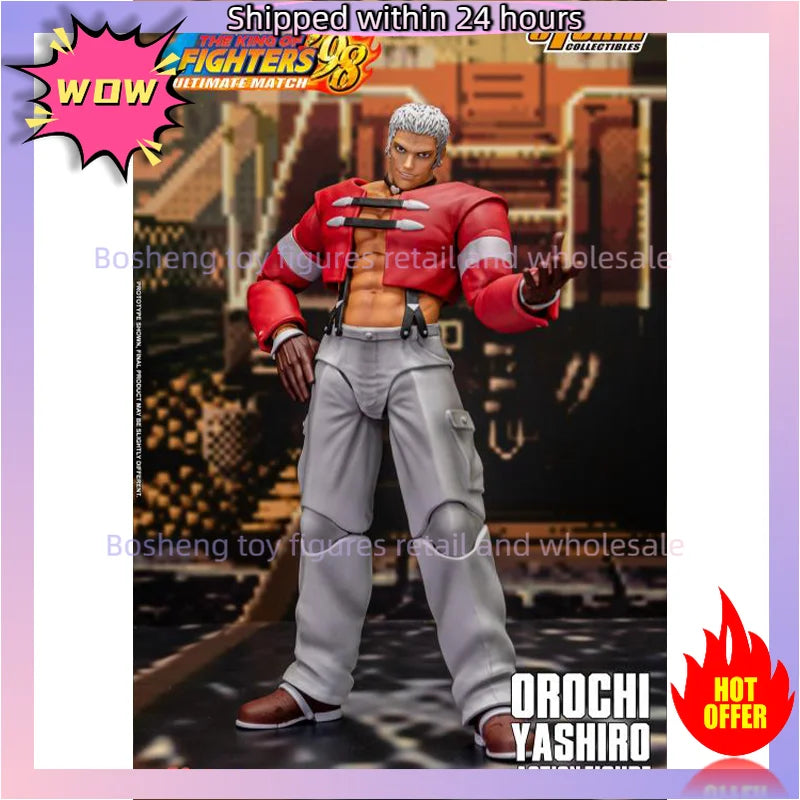 11 Original Storm Toys 1/12 The King of Fighters '98 Ultimate Match Orochi Yashiro In Stock Anime Collection Figures Model Toys